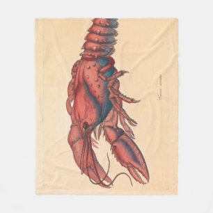 James Sowerby Serrated Lobster Fleece Blanket