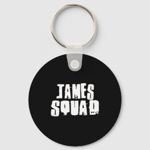 James Squad Name Funny James Key Ring
