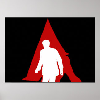 James Sunderland Pyramid Head Silent Hill Poster