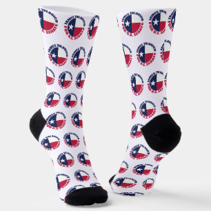 James Talarico for U.S. Senate Texas Flag Socks