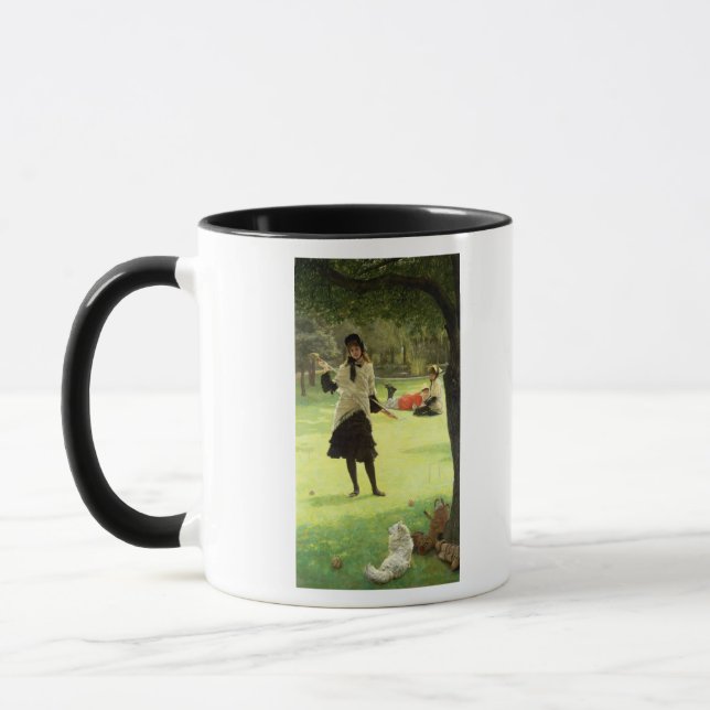 James Tissot | Croquet, c.1878 Mug (Left)