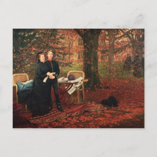 James Tissot Empress Eugenie & Eugene-Louis Napo Postcard