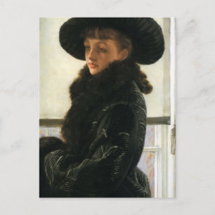 James Tissot- Portrait of Kathleen Newton Postcard