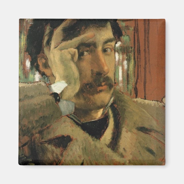 James Tissot | Self portrait, c.1865 Magnet (Front)