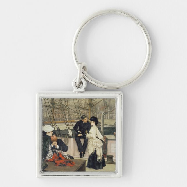 James Tissot | The Captain and the Mate, 1873 Key Ring (Front)