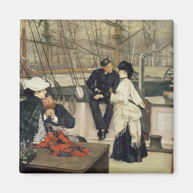 James Tissot | The Captain and the Mate, 1873 Magnet (Front)