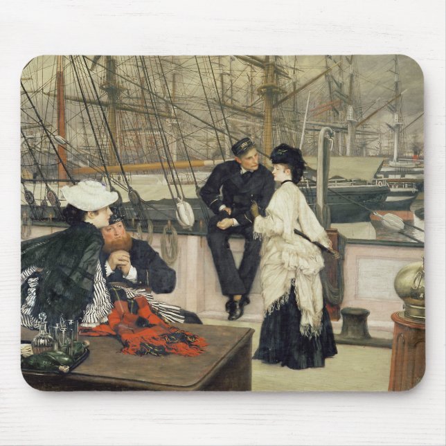 James Tissot | The Captain and the Mate, 1873 Mouse Pad (Front)