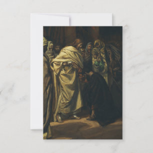 James Tissot The Incredulity of Saint Thomas Holy Thank You Card