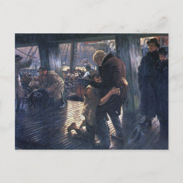 James Tissot - The Prodigal Son in Modern Life - T Postcard (Front)