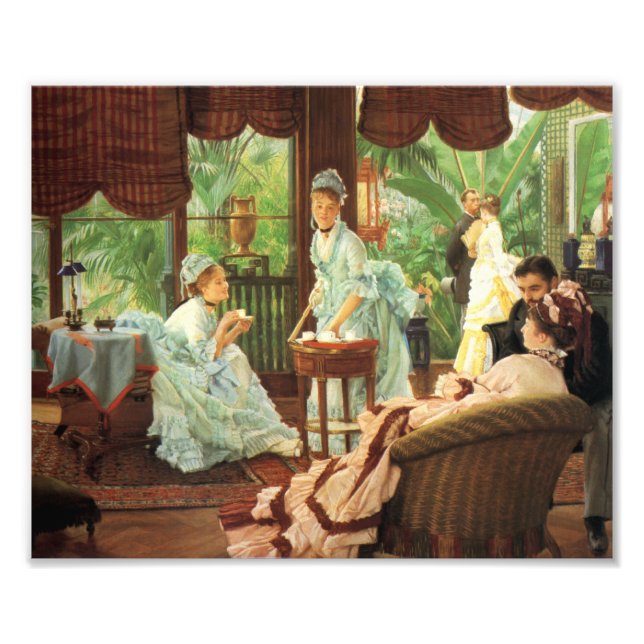 James Tissot Victorian Tea Party Print (Front)