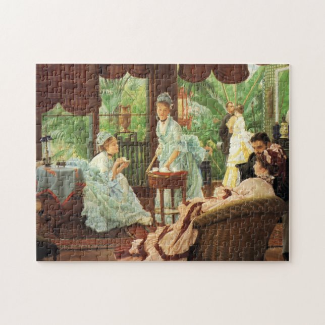 James Tissot Victorian Tea Party Puzzle (Horizontal)