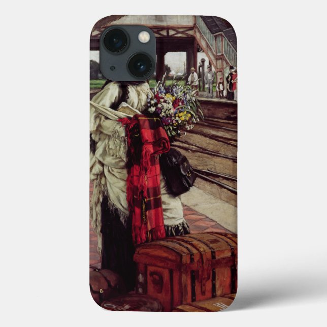 James Tissot | Waiting at the Station Case-Mate iPhone Case (Back)