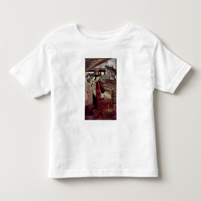 James Tissot | Waiting at the Station Toddler T-Shirt (Front)