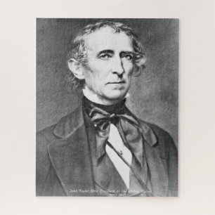 James Tyler 10th President of America. Jigsaw Puzzle