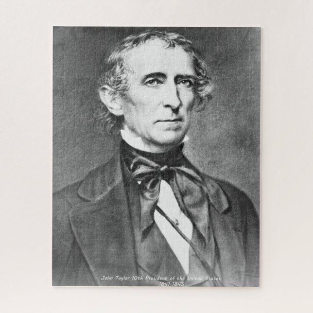 James Tyler 10th President of America. Jigsaw Puzzle (Vertical)