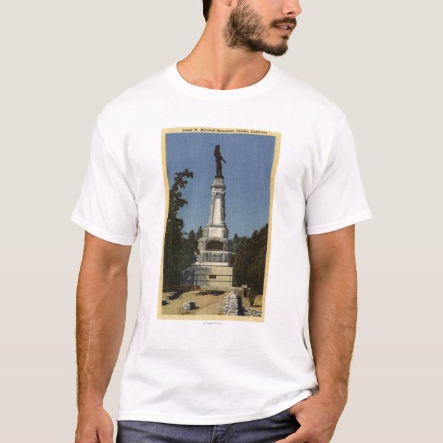 James W. Marshall Monument View # 2 T-Shirt (Front)