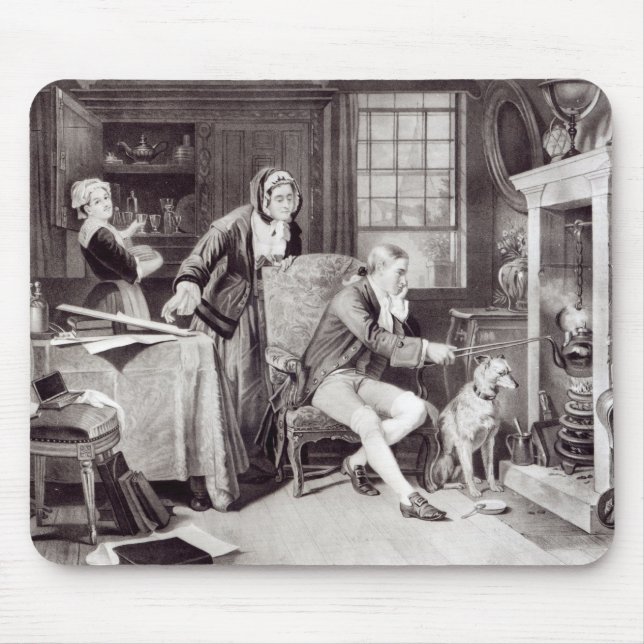 James Watt  Playing with Steam Mouse Pad (Front)