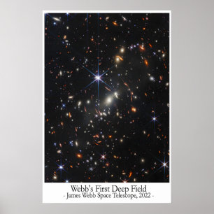James Webb Deep Field Photograph Space Wall Art