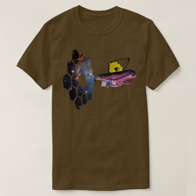 James Webb Space elescope JWS  T-Shirt (Design Front)