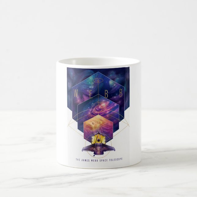 James Webb Space Telescope: Blueprint Design  Coffee Mug (Center)