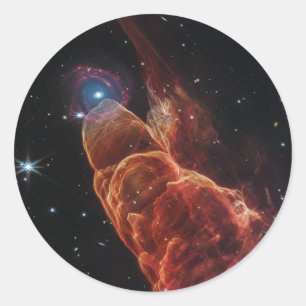 James Webb Space Telescope Cosmic Tornado Classic Round Sticker