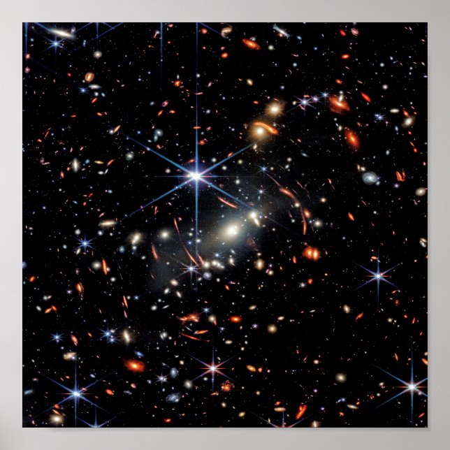 James Webb Space Telescope First Deep Field Poster (Front)