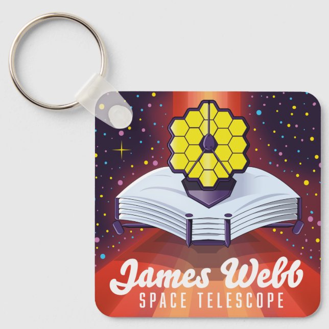 James Webb Space Telescope. Giant Coffee Mug Key Ring (Front)