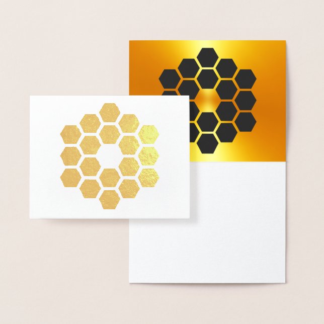 James Webb Space Telescope Gold  Foil Card (Display)