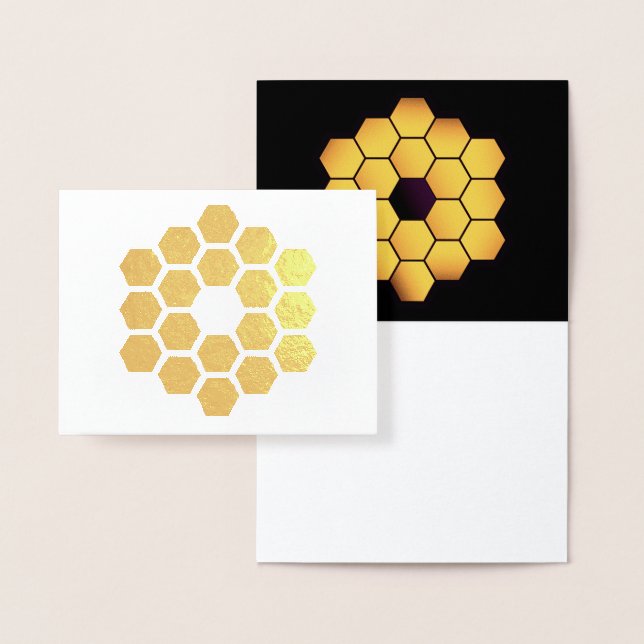 James Webb Space Telescope Gold  Foil Card (Display)