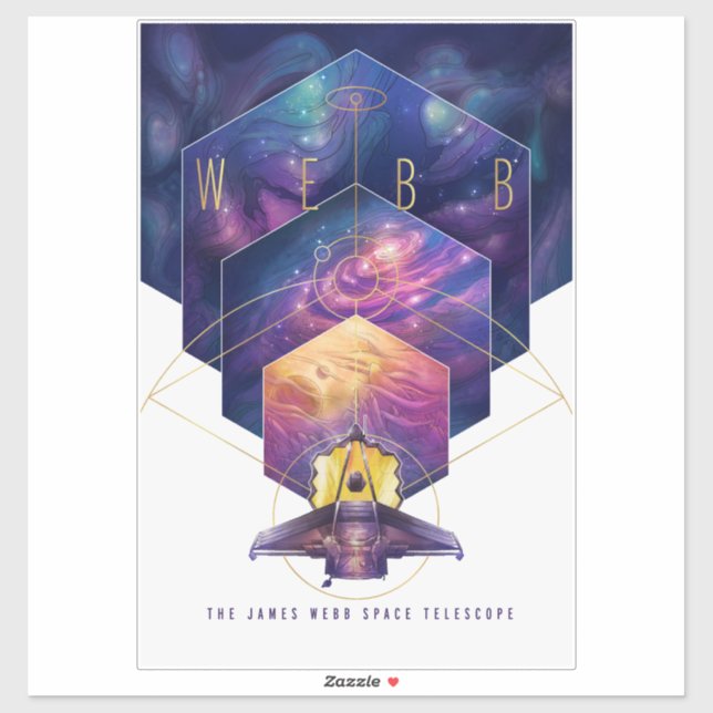 James Webb Space Telescope Illustration Art (Sheet)
