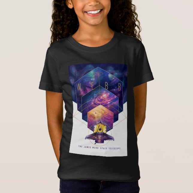James Webb Space Telescope Illustration Art T-Shirt (Front)