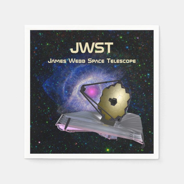 James Webb Space Telescope JWST Napkin (Front)