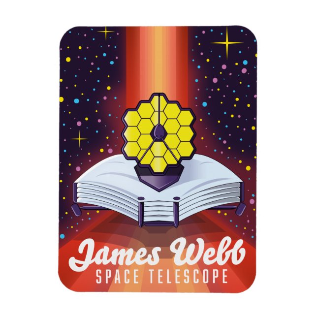 James Webb Space Telescope. Magnet (Vertical)