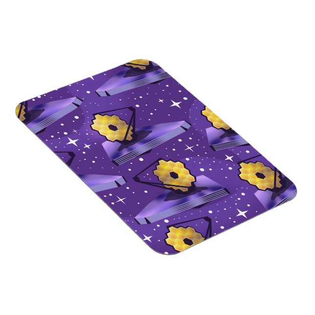 James Webb Space Telescope pattern Magnet (Right Side)