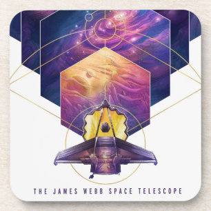 James Webb Space Telescope Poster. Coaster