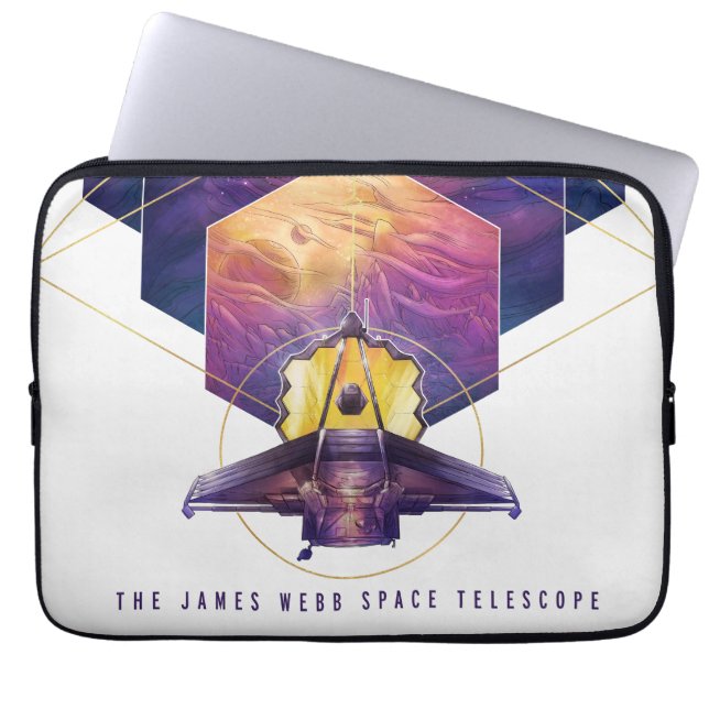 James Webb Space Telescope Poster. Laptop Sleeve (Front)