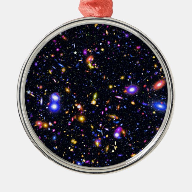James Webb Space Telescope Simulation - Pop Art Metal Tree Decoration (Front)