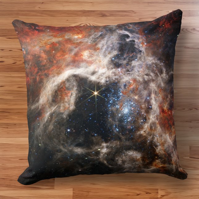 James Webb Tarantula Nebula Hi-Res Image 2022 Cushion (Creator Uploaded)