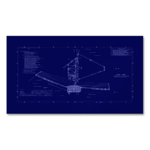  James Webb Unveiling the Universe's Blueprint Magnetic Business Card