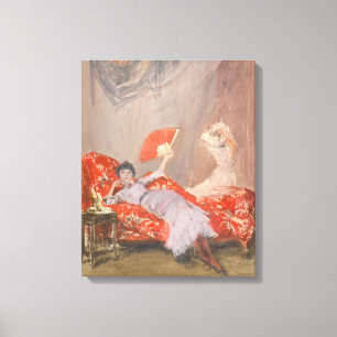 James Whistler - Milly Finch Canvas Print