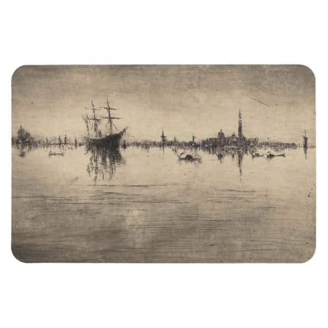 James Whistler - Nocturne, from Venice Magnet (Horizontal)