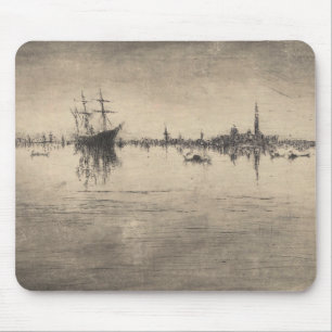 James Whistler - Nocturne, from Venice Mouse Pad