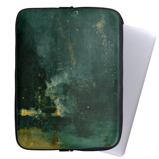 James Whistler - Nocturne in Black and Gold Laptop Sleeve (Creator Uploaded)