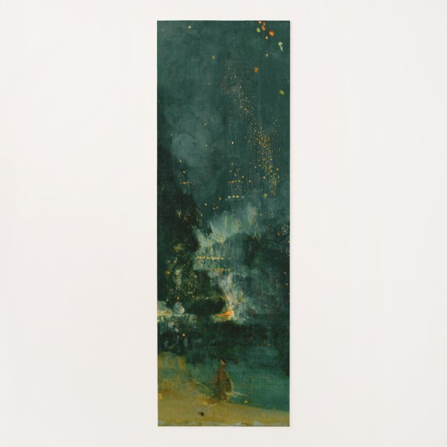 James Whistler - Nocturne in Black and Gold Yoga Mat (Front)