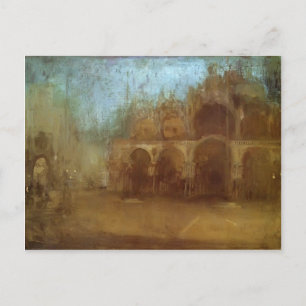 James Whistler- Nocturne: St Mark's, Venice Postcard
