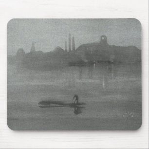 James Whistler - Nocturne: The Thames at Battersea Mouse Pad