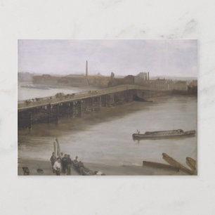 James Whistler- Old Battersea Bridge Postcard