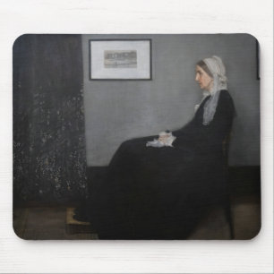 James Whistler - Portrait of the Artist's Mother Mouse Pad