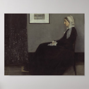 James Whistler - Portrait of the Artist's Mother Poster