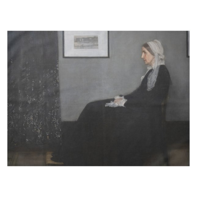 James Whistler - Portrait of the Artist's Mother Tablecloth (Front (Horizontal))